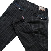 Virjeans Stretchable Cotton Check Black Chinos Pant for Men (VJC 715) 3
