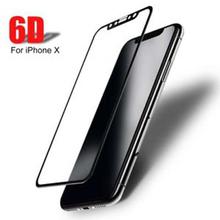 9H 6D Full Screen Tempered Glass for iPhone X - Black