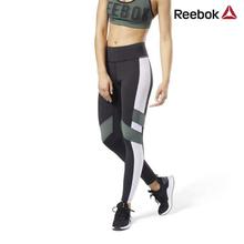 Reebok Black/White Lux Block Leggings For Women - (D94129)