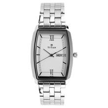 Titan White Dial Analog Watch For Men - 1737SM01