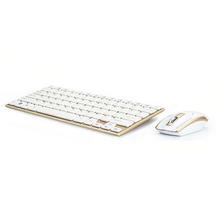 All Metal Body Mini Wireless Keyboard and Optical Mouse Combo HK3910