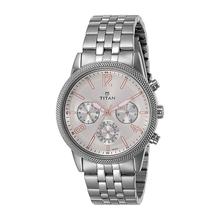 Titan Neo Analog Silver Dial Men's Watch-1734SM01