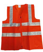 Safety Jacket with Pocket- Red