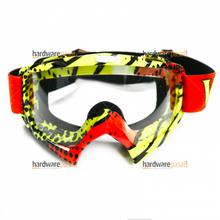 Dirt helmet goggles Motorcycle Motocross off Road Riding Sports Snowboard Goggles Transparent