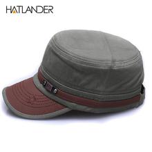 [HATLANDER]New fashion cotton Military hats for men women