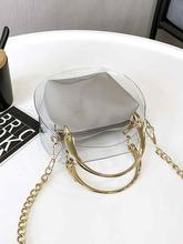 Clear Chain Bag With Inner Clutch