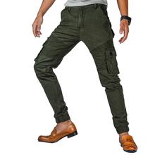 Virjeans Cotton Twill Stretchable (Cargo) Box Joggers Pant (VJC 705) Olive
