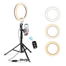 8 Selfie Ring Light with Tripod Stand & Cell Phone Holder