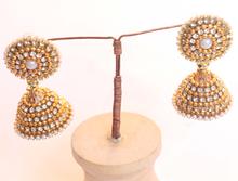 Traditional Gold Palette Jhumka