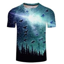 3D T Shirts Animal T-shirts Men Colorful T shirt Summer Short Sleeve