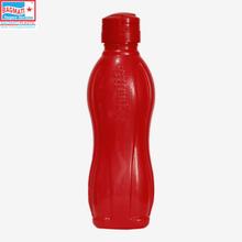 Bagmati Red Transparent Flip-Flop Plastic Bottle - 1000ml