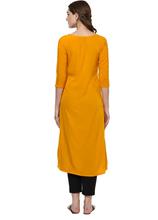 Kurtis ; Designer – Yellow