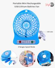 Mini Rechargeable USB Lithium Battries Fan