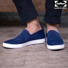 Caliber Shoes Black Casual Slip On Shoes For Men - (450)