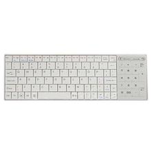 BT-8 Wireless Bluetooth Keyboard With Touchpad - White