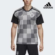 Adidas Black/White Germany Pre-Game Soccer Tee For Men - CE6632
