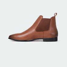 Caliber Shoes Coffee/R Chelsea Boots For Men ( MUSK B 480 C )