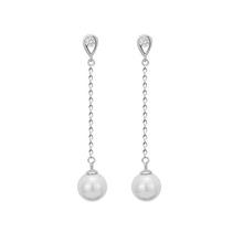 Pearl earrings _ Wanying jewelry pearl earrings s925