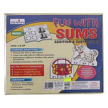 Creative Educational Aids Fun With Sums Picture Puzzle - Multicolored