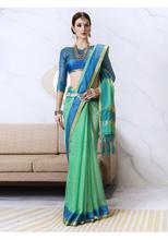 Stylee Lifestyle Green Kota Silk Woven Saree -1542