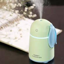 Cute Rabbit Humidifier 170ML Ultrasonic Car Air Humidifier Mini USB