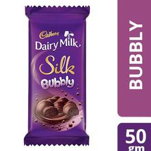 Cadbury Dairy Milk Silk Bubbly Chocolate-50g (Pack of 2)