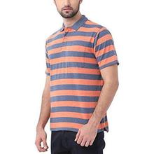 Classic Polo Striped Grey Casual T-shirt