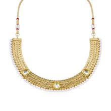 Sukkhi Traditional Choker Gold Plated Necklace Set for Women