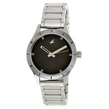 Fastrack Monochrome Analog Black Dial Women's Watch-6078SM06