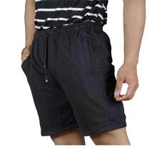 Lugaz Black Cotton Shorts For Men