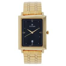 Titan Analog Black Dial Men's Watch 1715YM03