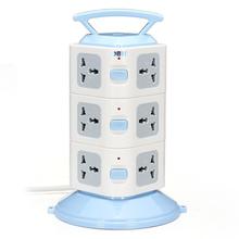 12 Outlets 3 USB Universal Power Strip Portable Socket Plug Adapter