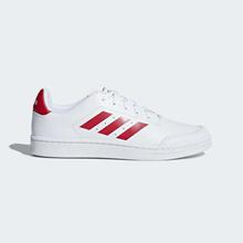 Adidas White/Red Court 70s Sport Inspired Shoes For Men - B79773