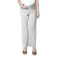 Nine Maternity Super Comfy Foldover Jersey Pants Grey 3068