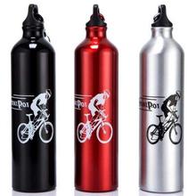 Soldier Aluminium Bicycle Bottle- Red/Silver/Black