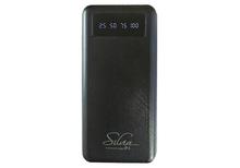 SILVIA - 20000 mAh  Portable  Power Bank with 3 In 1 Built In Cable ( Android , iPhone and Type C ) and Mobile Stand