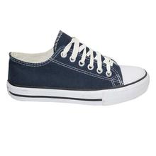 Blue Lace-Up Sneakers For Women