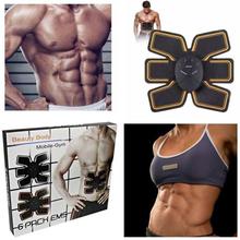 Abdominal Muscle Exerciser Stimulator Fitness Gym Abs Stickers Pad For Body Slimming For Unisex