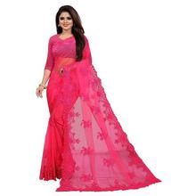 Yashvi Designer Women's Net Embroidery Work Saree With