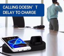 Intelligent 2 In 1 Bluetooth Mobile Phone Wireless Charger Holder