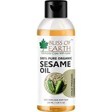 BLISS OF EARTH- Bliss of Earth 100% Organic Sesame Oil,