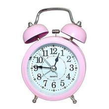 Pink Alarm Clock With Twin Bell