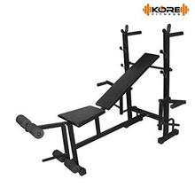 Kore 80Kg PVC Combo 35 Wb Home Gym With 8 In 1 Multipurpose Bench