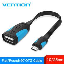 Vention OTG Cable USB 2.0 Adapter For Android Samsung S6 Redmi Note 5 Micro USB Connector For Xiaomi Tablet Pc OTG Adapter