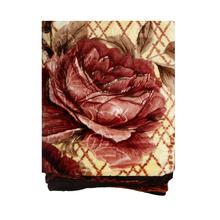 Cream Color Floral Design Blanket