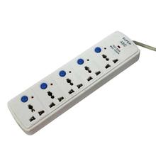 5 Port Multiplug - White