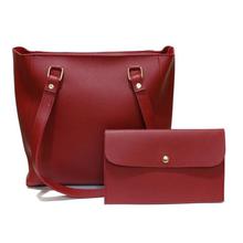 Red 2 in 1 Tote Bag For Women