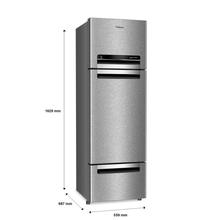 WHIRLPOOL Protton 240 Litres Triple Door Frost Free Refrigerator (Alpha Steel)