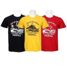 Pack Of 3 Half Sleeve Printed 100% Cotton T-Shirt For Men-Red/White/Yellow