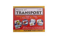 Creative Educational Aids Means Of Transport Cards Game - Red